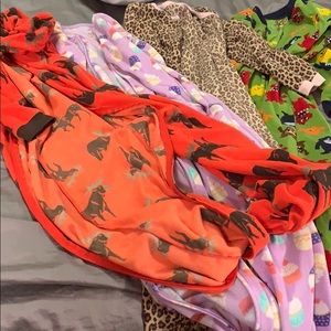 Footed PJs from Carters, 4 in the set